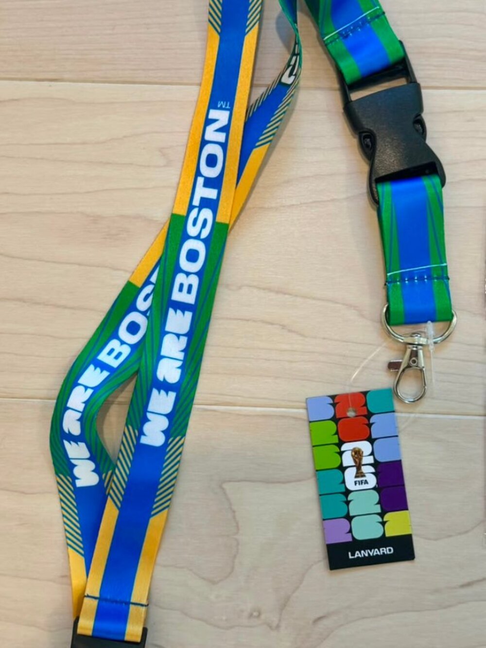 2026 FIFA WORLD CUP We Are Boston Lanyard SOCCER Football OFFICIAL Massachusetts